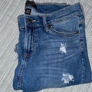 Banana republic girlfriend jeans size 25/0
